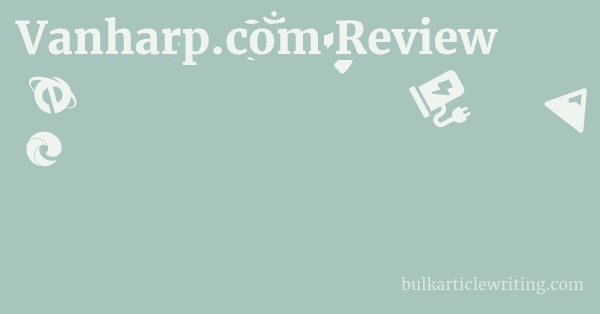 Vanharp.com Review 1 by