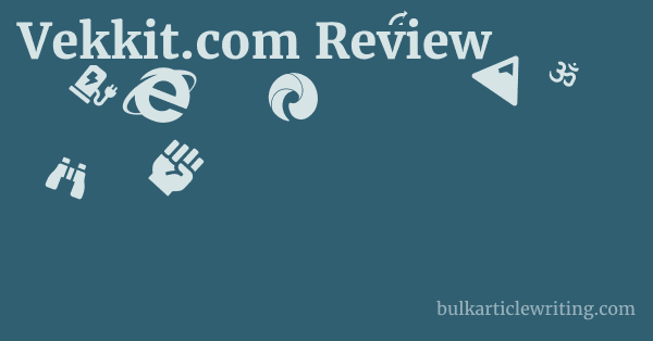 Vekkit.com Review 1 by