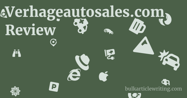 Verhageautosales.com Review 1 by