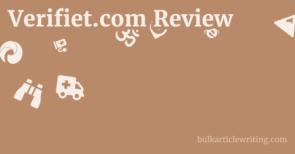 Verifiet.com Review 1 by