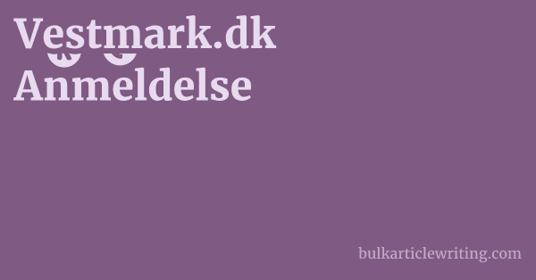 Vestmark.dk Anmeldelse 1 by