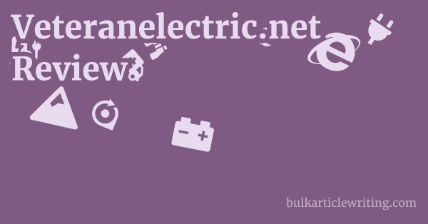 Veteranelectric.net Review 1 by