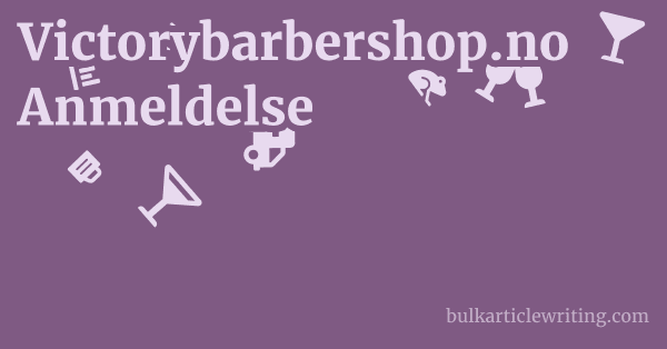 Victorybarbershop.no Anmeldelse 1 by Partners
