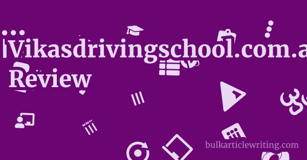 Vikasdrivingschool.com.au Review 1 by