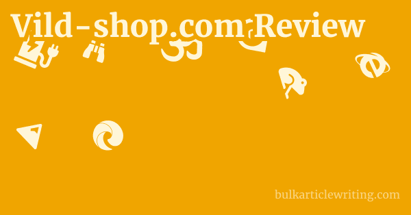 Vild-shop.com Review 1 by
