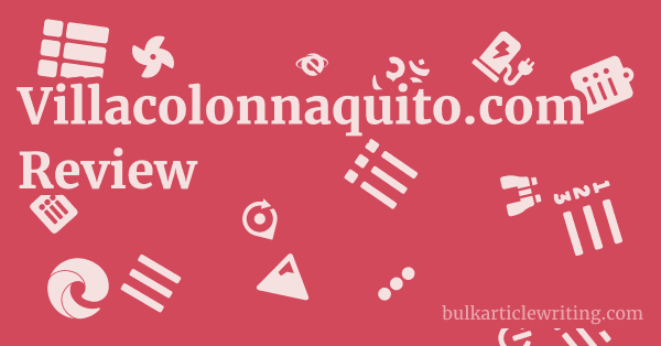 Villacolonnaquito.com Review 1 by