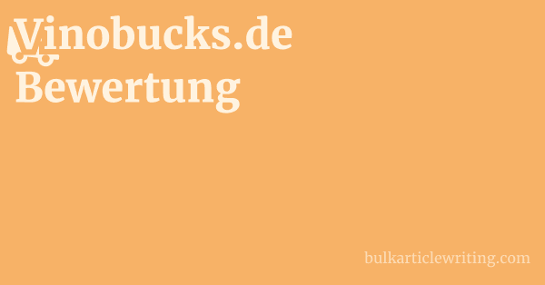 Vinobucks.de Bewertung 1 by