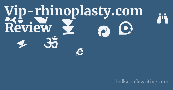 Vip-rhinoplasty.com Review 1 by