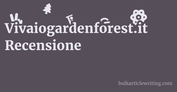 Vivaiogardenforest.it Recensione 1 by