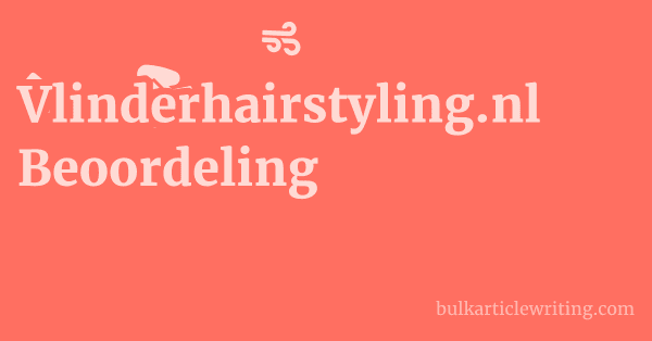 Vlinderhairstyling.nl Beoordeling 1 by