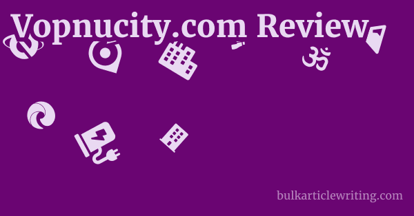 Vopnucity.com Review 1 by