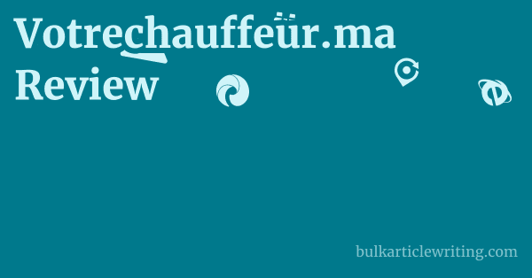 Votrechauffeur.ma Review 1 by