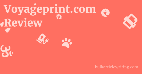 Voyageprint.com Review 1 by