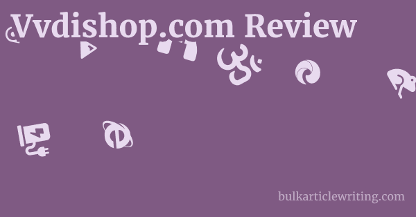 Vvdishop.com Review 1 by