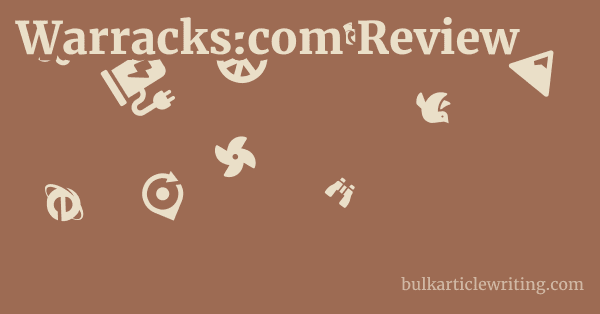 Warracks.com Review 1 by