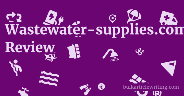 Wastewater-supplies.com Review 1 by