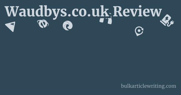 Waudbys.co.uk Review 1 by