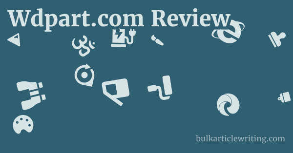 Wdpart.com Review 1 by Partners