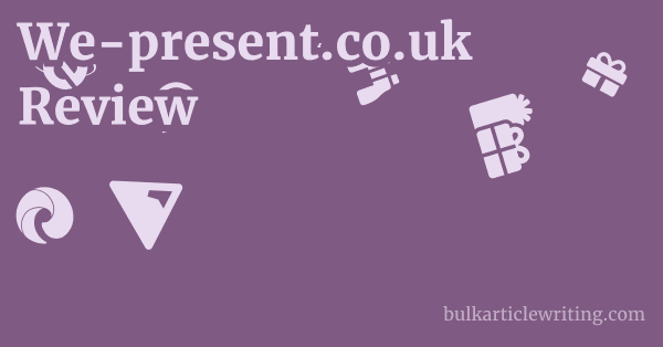 We-present.co.uk Review 1 by