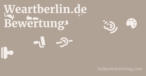 Weartberlin.de Bewertung 1 by