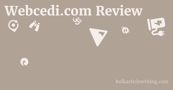 Webcedi.com Review 1 by