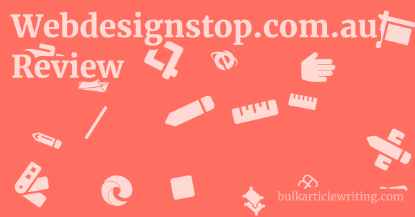 Webdesignstop.com.au Review 1 by Partners