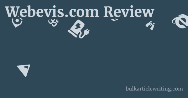 Webevis.com Review 1 by