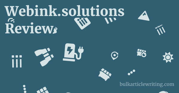 Webink.solutions Review 1 by