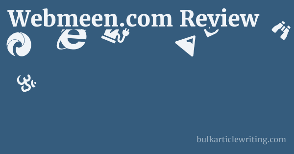 Webmeen.com Review 1 by