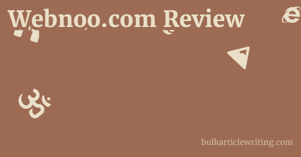 Webnoo.com Review 1 by