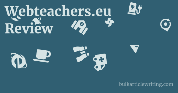 Webteachers.eu Review 1 by