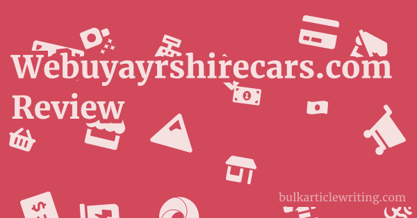 Webuyayrshirecars.com Review 1 by