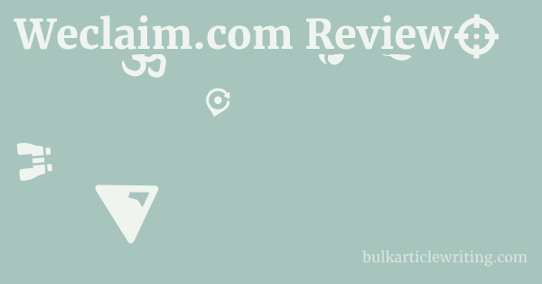 Weclaim.com Review 1 by