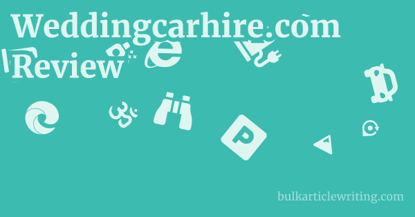 Weddingcarhire.com Review 1 by