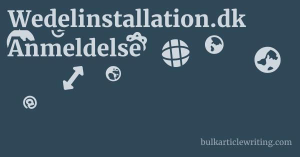 Wedelinstallation.dk Anmeldelse 1 by