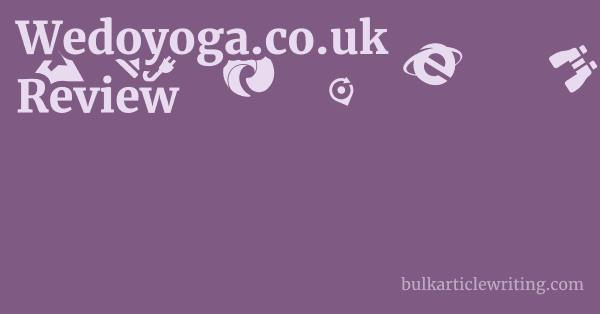 Wedoyoga.co.uk Review 1 by