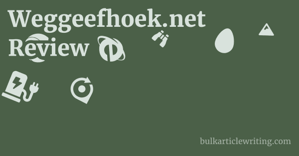 Weggeefhoek.net Review 1 by