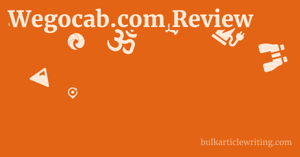 Wegocab.com Review 1 by
