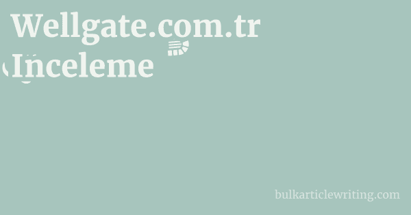 Wellgate.com.tr Inceleme