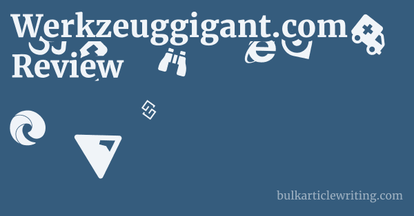 Werkzeuggigant.com Review 1 by