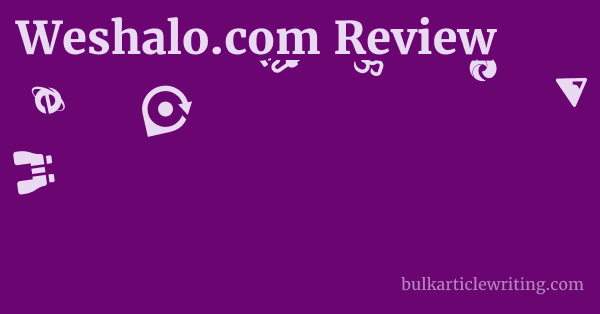 Weshalo.com Review 1 by