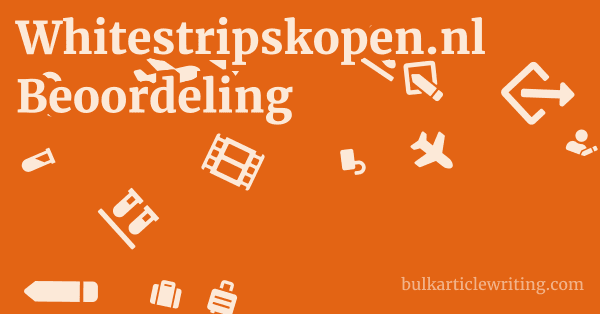Whitestripskopen.nl Beoordeling 1 by
