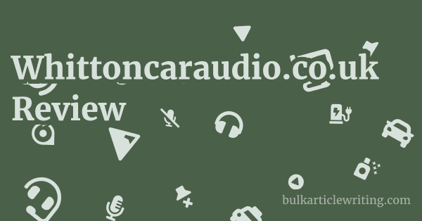 Whittoncaraudio.co.uk Review 1 by