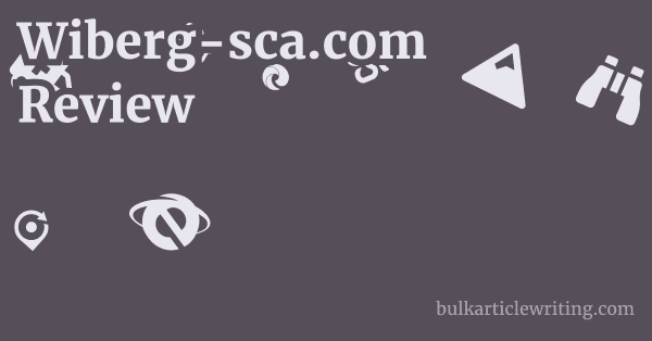 Wiberg-sca.com Review 1 by