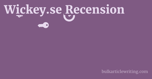Wickey.se Recension 1 by