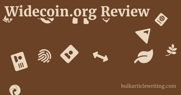 Widecoin.org Review 1 by