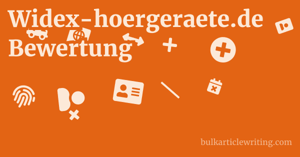 Widex-hoergeraete.de Bewertung 1 by
