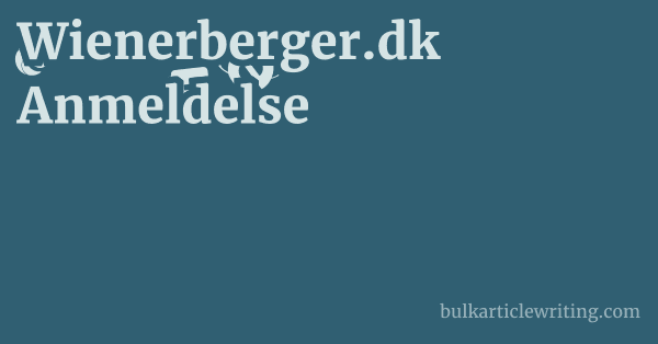 Wienerberger.dk Anmeldelse 1 by