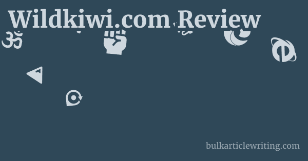 Wildkiwi.com Review 1 by