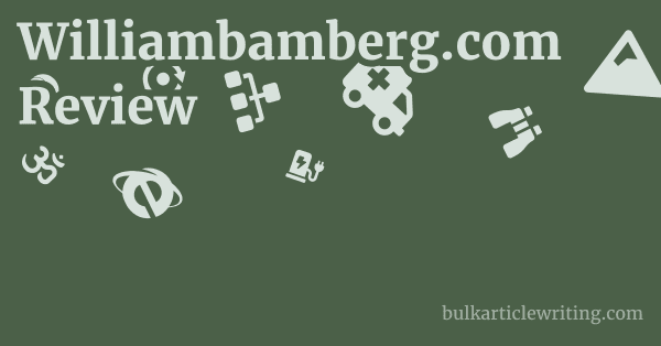 Williambamberg.com Review 1 by